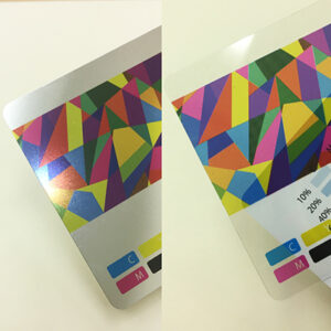 プラスチックカードや名刺の素材